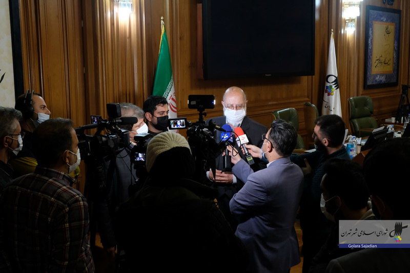 گزارش مهدی چمران از چهل و یکمین جلسه شورای اسلامی شهر تهران در جمع خبرنگاران